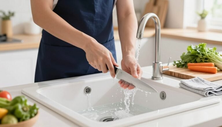 Como lavar facas corretamente