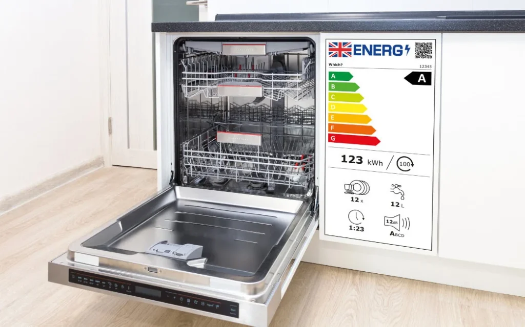 Como funciona o consumo de energia em uma lava-louças?